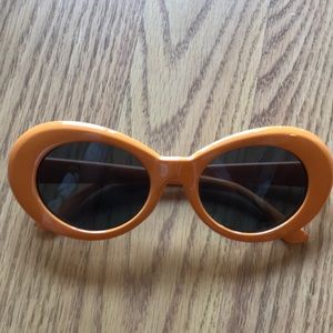 Orange clout glasses / sunglasses
